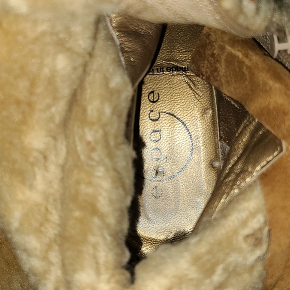 Tall brown suede Espace boots size 7.5 - Picture 7 of 9